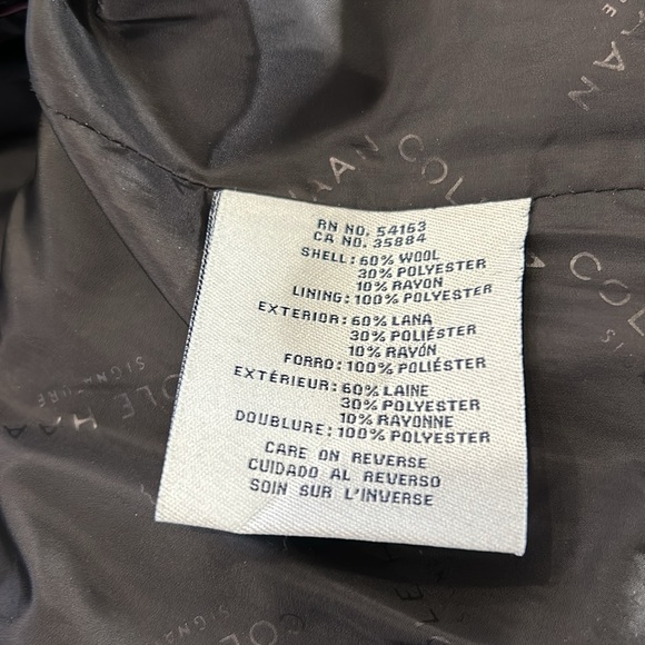 Cole Haan Wool Jacket. Size 4 - Picture 5 of 5